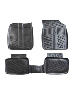 Rubber mat set type tray for Dacia Spring Electric 2022-