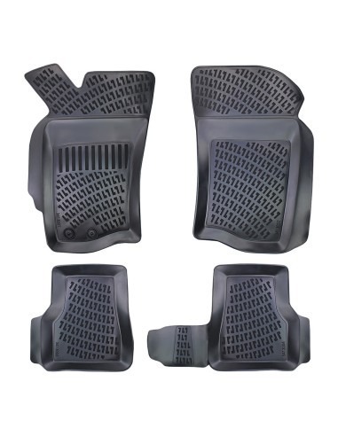 Rubber mat set type tray for Fiat Albea 2002-2012