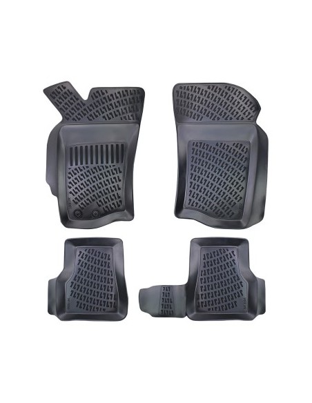 Rubber mat set type tray for Fiat Albea 2002-2012