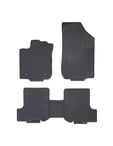 Rubber floor mat set for Dacia Logan (2013-2020)