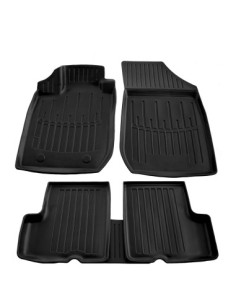 Rubber tray mat set for Dacia Logan Mcv (2006-2012)