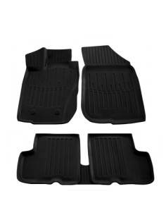 Rubber mat set type tray for Dacia Duster 4WD (2010-2015)