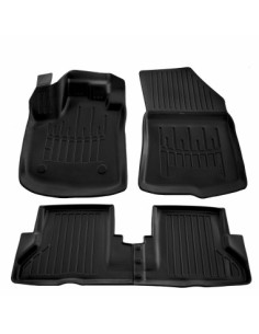 Rubber mat set type tray for Dacia Dokker (2012-2021)