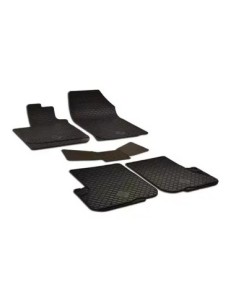 Rubber mat set type tray for Dacia DOKKER. LODGY (2013-)...