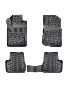 Rubber mat set type tray for Citroen C3 II 2009-2016