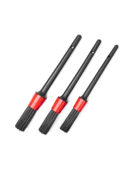 Set pensule detailing, Amio Detailing Brush, 3 buc
