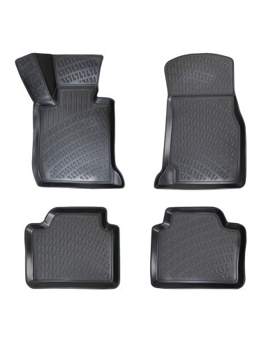 Rubber floor mat set type tray for BMW Series 3...