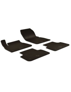 Rubber mat set type tray for Audi Q7 (2015-), Q8 (2018-)...