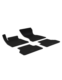 Rubber tray mat set for Audi A4 (B9) (2015-), A5 (B9)...