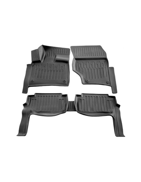 Σετ λαστιχένιων πατάκι τύπου δίσκου για Audi Q7 (4L) (2005-2015)