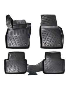 Rubber mat set type tray for Skoda Kamiq 2019-