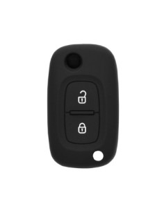 Silicone Car Key Case for Renault Black