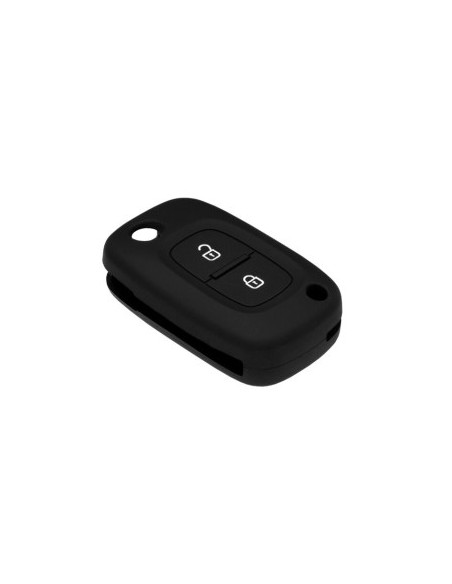 Silicone Car Key Case for Renault Black