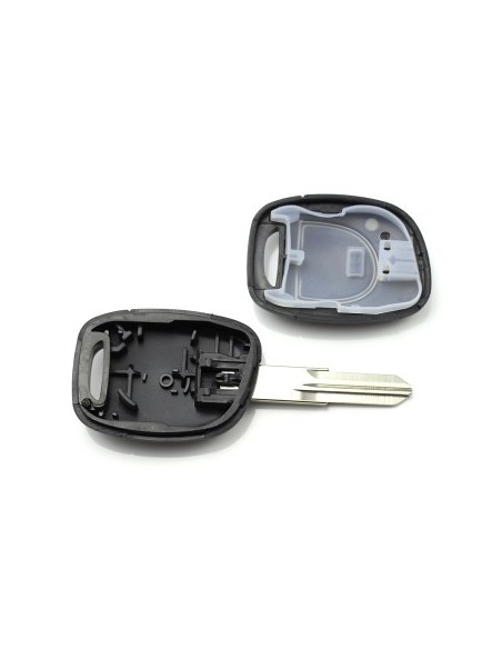 Key case with 1 button and battery holder for Dacia/Renault