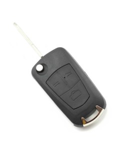 Folding Key Case, 3 Buttons, Blade on the Left for Opel