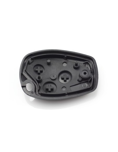 3 gombos kulcs ház és inox akkumulátor tartó Dacia/Renault számára
