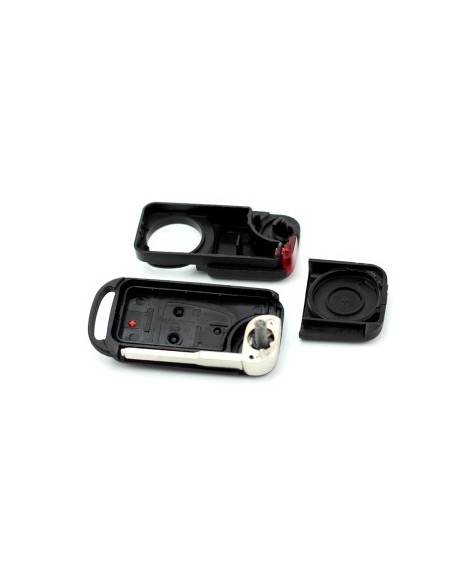Key case type knife 3 buttons, panic button, 2 track blade for Mercedes Benz