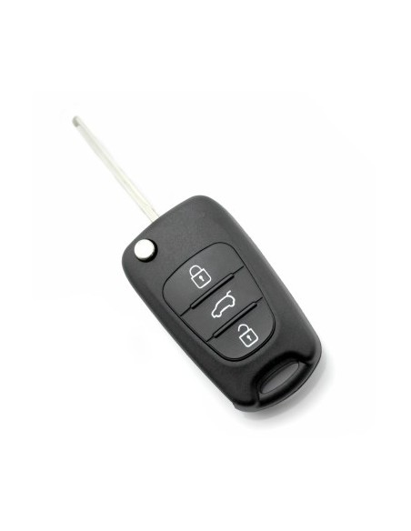 Key case type knife, 3 buttons, left blade for Hyundai