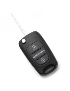 Folding Key Case, 2 Buttons for Hyundai Verna
