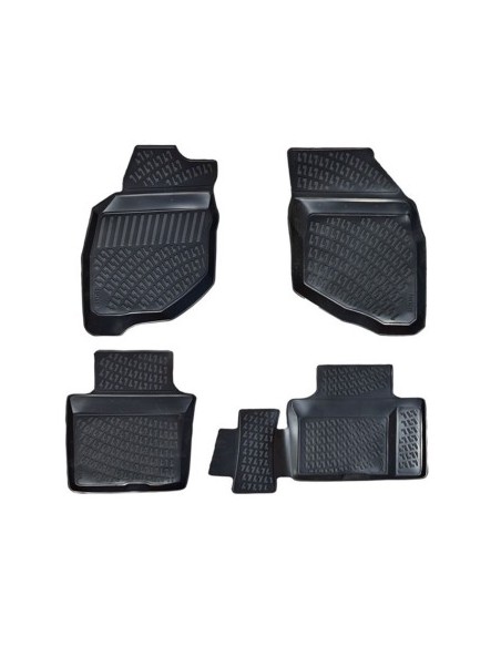 Rubber mat set type tray for Honda Jazz /Fit I 2001-2008