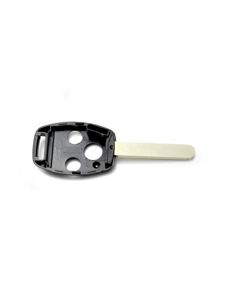 Key Case, 3 Buttons (with Chip Socket) Compatible with Honda