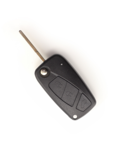 Key case type knife, 3 buttons for Fiat black