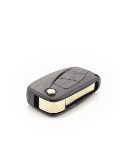Key case type knife, 3 buttons for Fiat black