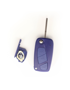 Folding key case, 3 buttons for Fiat blue 2