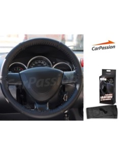 Leather Steering Wheel Cover With Black String Carpassion... 2