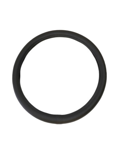 Perforated Black Eco-Leather Steering Wheel...