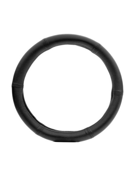 Natural Leather Steering Wheel Cover Carpassion 44-46 cm