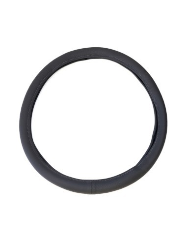 Gray Perforated Eco-Leather Steering Wheel...