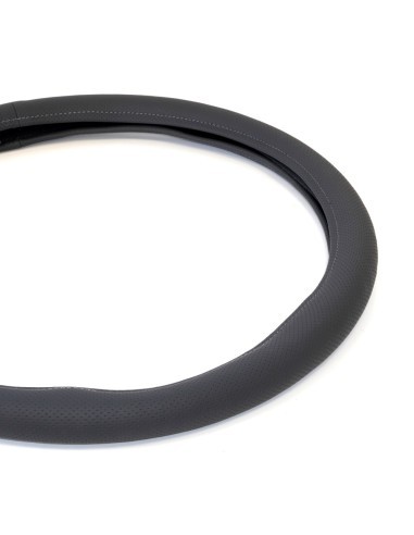Gray Perforated Eco-Leather Steering Wheel...