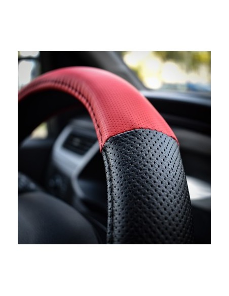 Black and Red Steering Wheel Cover Umbrella