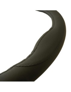 Eco Leather Steering Wheel Cover Black 37-39 cm 2