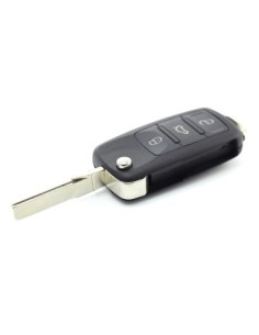 Folding Key Case with 3 Buttons for Audi A8 2