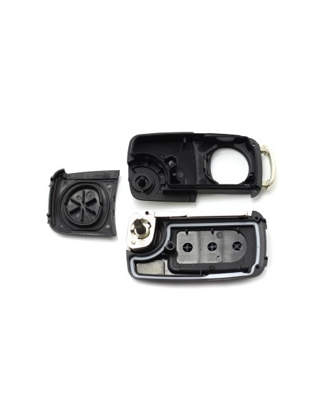 Folding Key Case with 3 Buttons for Audi A8