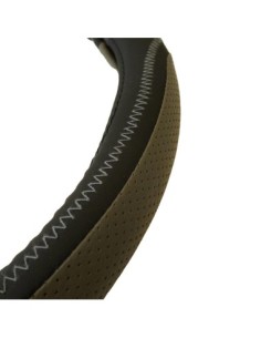 Beige Eco-Leather Steering Wheel Cover 37-39 cm 2