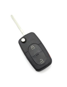 Folding Key Case, 2+1 Buttons for Audi with Panic Button...