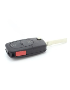 Kés kulcs ház, 2+1 gomb Audihoz pánik gombbal és CR 2032... 2