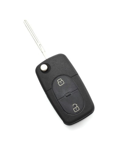 Folding Key Case, 2 Buttons for Audi