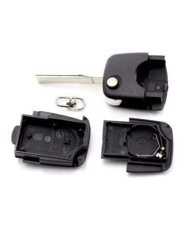 Folding Key Case, 2 Buttons for Audi