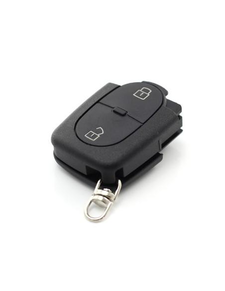 Αξεσουάρ θήκης κλειδιού 2 κουμπιών για Audi τύπου μικρού, χωρίς κουμπί πανικού