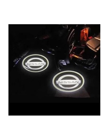 Door Projectors with Nissan Logo