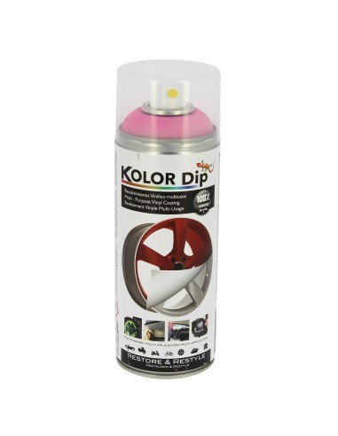 Σπρέι Βαφή Καουτσούκ Ροζ Kolor Dip 400ml