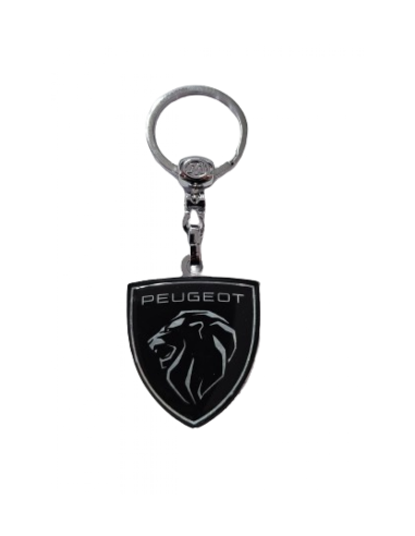 Keychain dedicated to Peugeot New Logo