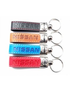 Eco bőr kulcstartó Nissanhoz