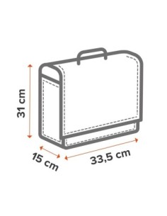 Carpassion Trunk Storage Bag L 33.5X15X31 cm 2