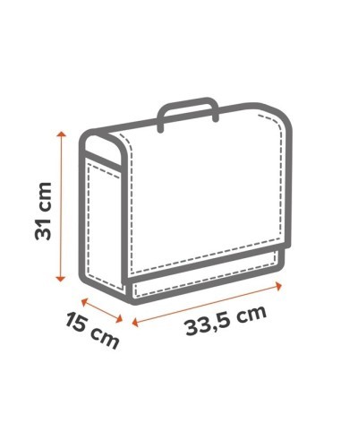 Carpassion Trunk Storage Bag L 33.5X15X31 cm