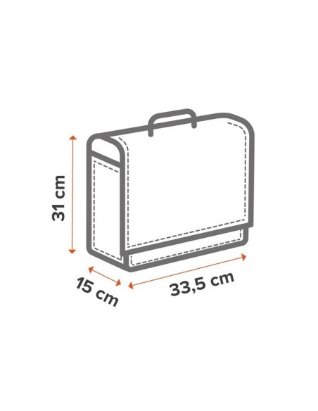 Carpassion Trunk Storage Bag L 33.5X15X31 cm